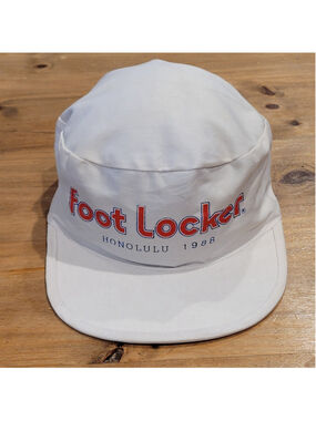 Vintage Foot Locker Honolulu Hawaii 1988 80s One Size Flex Stretch Fitted